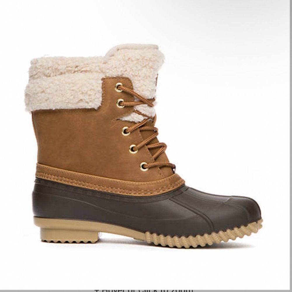 Tommy Hilfiger Duck Boots in Tan